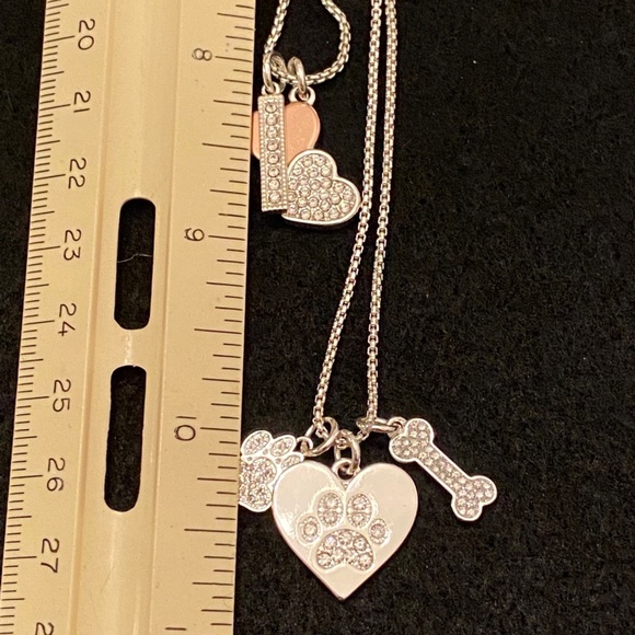 Two Sterling Silver Charm Necklaces - Picture 7 of 11